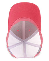 Infinity Her CHARLIE Women's Modern Trucker Cap #color_Coral/ White