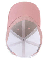 Infinity Her CHARLIE Women's Modern Trucker Cap #color_Dusty Rose/ White