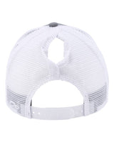 Infinity Her CHARLIE Women's Modern Trucker Cap #color_Grey/ White