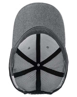 Infinity Her CHARLIE Women's Modern Trucker Cap #color_Heather Grey/ Black