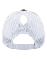 Infinity Her CHARLIE Women's Modern Trucker Cap #color_Heather Grey/ White