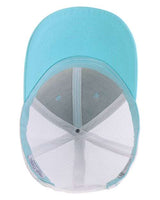 Infinity Her CHARLIE Women's Modern Trucker Cap #color_Light Blue/ White