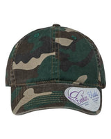 Infinity Her HATTIE Women's Garment-Washed Fashion Print Cap #color_Fashion Camo