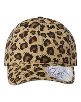 Infinity Her HATTIE Women's Garment-Washed Fashion Print Cap #color_Leopard