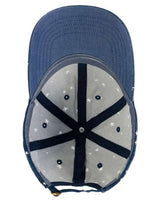 Infinity Her HATTIE Women's Garment-Washed Fashion Print Cap #color_Navy/ White Stars