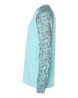 Paragon 231 Panama Colorblocked Long Sleeve T-Shirt #color_Grey Aqua Water