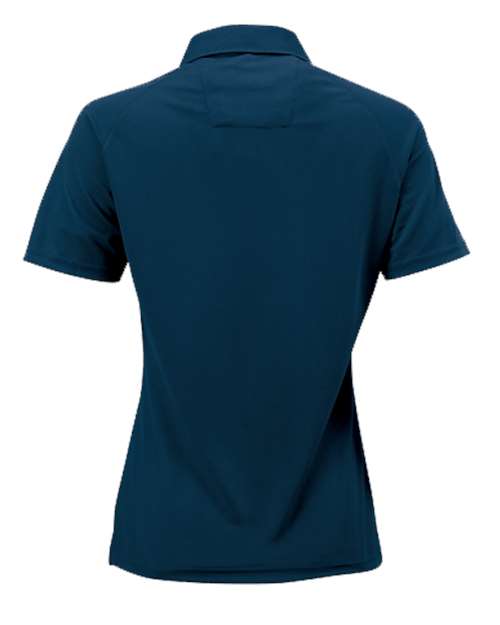 Paragon 106 Women's Contrast Insert Mesh Polo #color_Navy/ White