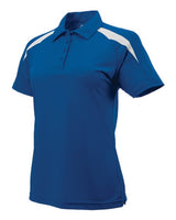 Paragon 106 Women's Contrast Insert Mesh Polo #color_Royal/ White