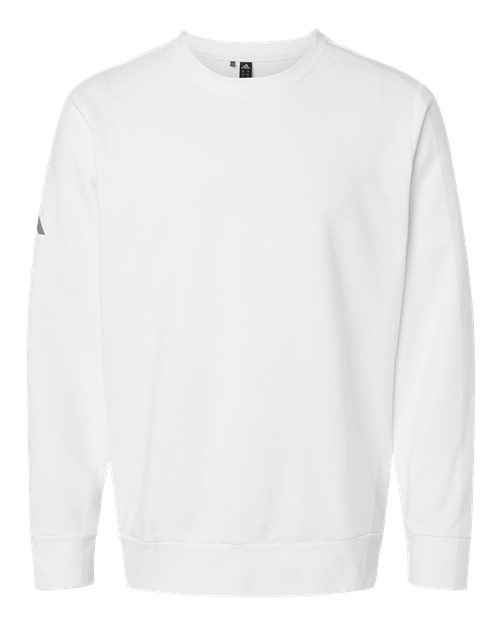 Adidas A434 Fleece Crewneck Sweatshirt #color_White