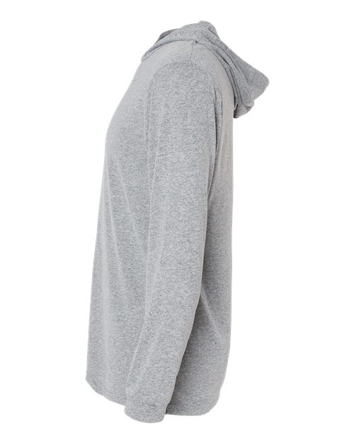 Paragon 220P Bahama Performance Hooded Long Sleeve T-Shirt #color_Heather Grey