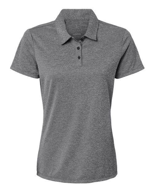Adidas A583 Women's Heathered Polo #color_Black Melange