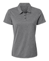 Adidas A583 Women's Heathered Polo #color_Black Melange