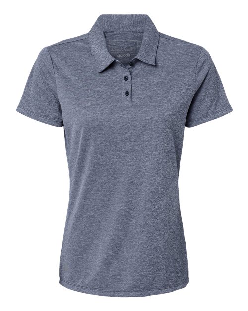 Adidas A583 Women's Heathered Polo #color_Collegiate Navy Melange