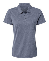 Adidas A583 Women's Heathered Polo #color_Collegiate Navy Melange