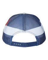 Kati S700M Printed Mesh Trucker Cap #color_Heather Grey/ Colorado Flag