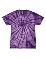 Tie-Dye CD101Y Youth 5.4 oz. 100% Cotton Spider T-Shirt #color_SPIDER PURPLE