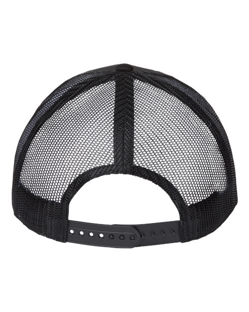 Atlantis Headwear BRYCE Sustainable Trucker Cap #color_Black/ Black