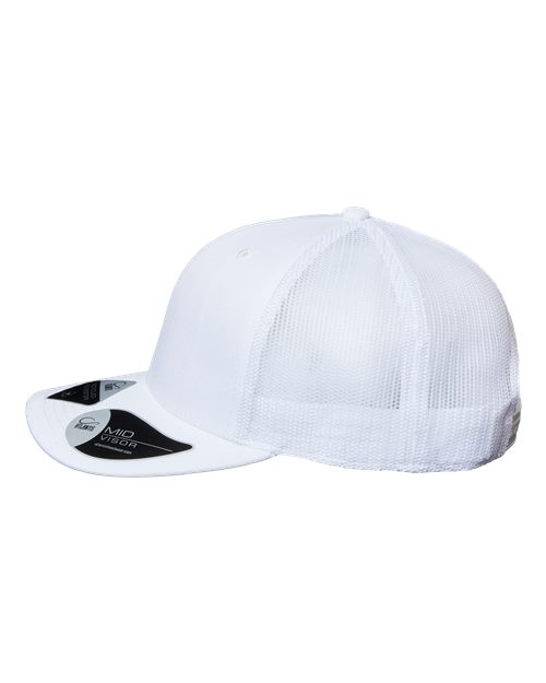 Atlantis Headwear BRYCE Sustainable Trucker Cap #color_White/ White