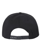 Atlantis Headwear JAMES Sustainable Flat Bill Cap #color_Black