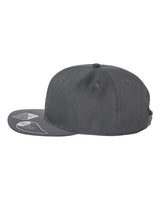 Atlantis Headwear JAMES Sustainable Flat Bill Cap #color_Dark Grey