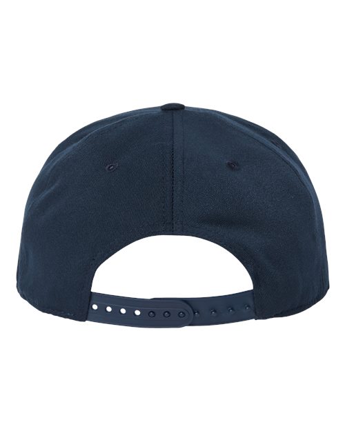 Atlantis Headwear JAMES Sustainable Flat Bill Cap #color_Navy