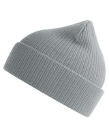 Atlantis Headwear NELSON Sustainable Cuffed Beanie #color_Light Grey