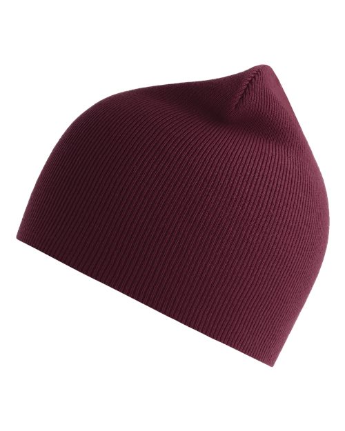 Atlantis Headwear YALA Sustainable Beanie #color_Burgundy