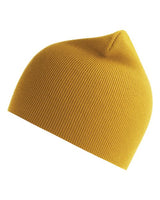 Atlantis Headwear YALA Sustainable Beanie #color_Mustard Yellow