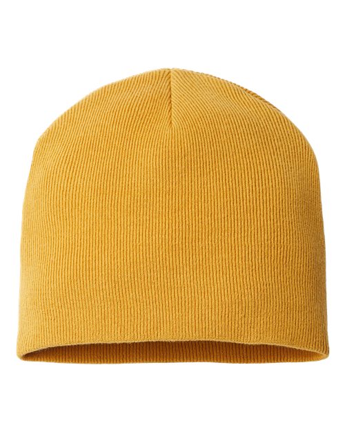 Atlantis Headwear YALA Sustainable Beanie #color_Mustard Yellow