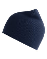 Atlantis Headwear YALA Sustainable Beanie #color_Navy