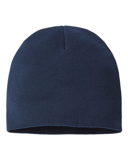 Atlantis Headwear YALA Sustainable Beanie #color_Navy