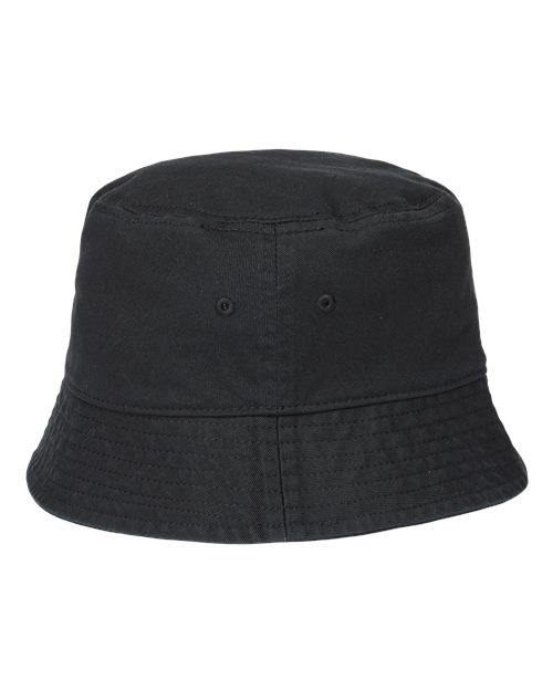 Atlantis Headwear POWELL Sustainable Bucket Hat #color_Black