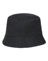 Atlantis Headwear POWELL Sustainable Bucket Hat #color_Black