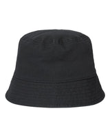 Atlantis Headwear POWELL Sustainable Bucket Hat #color_Black