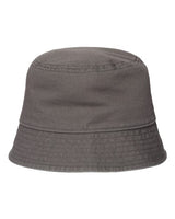 Atlantis Headwear POWELL Sustainable Bucket Hat #color_Dark Grey