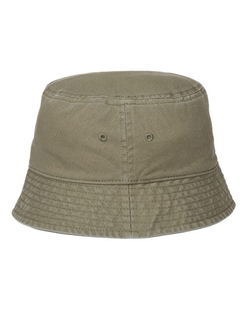 Atlantis Headwear POWELL Sustainable Bucket Hat #color_Olive