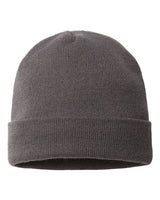 "CAP AMERICA TKN24 USA-Made 12" Cuffed Beanie #color_Iron Grey"