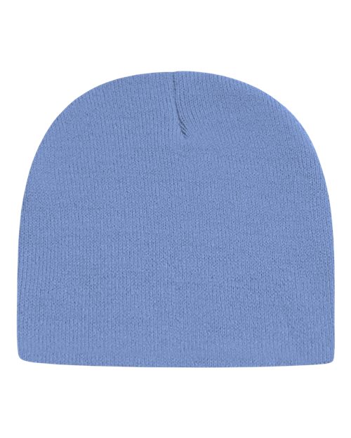 "CAP AMERICA TKN28 USA-Made 8 1/2" Beanie #color_Carolina Blue"