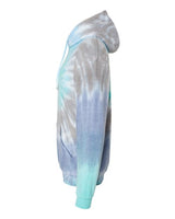 Colortone 8600 Tie-Dyed Cloud Fleece Hooded Sweatshirt #color_Glacier