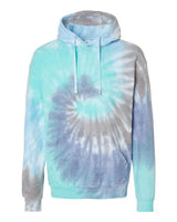 Colortone 8600 Tie-Dyed Cloud Fleece Hooded Sweatshirt #color_Glacier