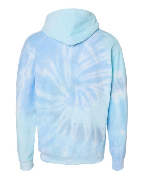 Colortone 8600 Tie-Dyed Cloud Fleece Hooded Sweatshirt #color_Lagoon