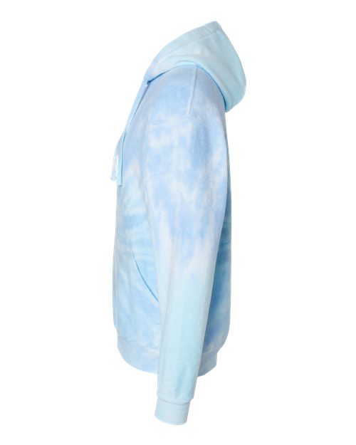 Colortone 8600 Tie-Dyed Cloud Fleece Hooded Sweatshirt #color_Lagoon