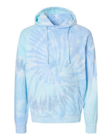 Colortone 8600 Tie-Dyed Cloud Fleece Hooded Sweatshirt #color_Lagoon