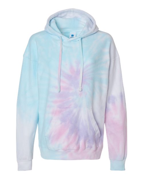Colortone 8600 Tie-Dyed Cloud Fleece Hooded Sweatshirt #color_Unicorn