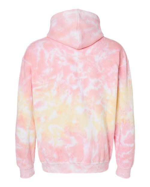 Colortone 8777 Tie-Dyed Hooded Sweatshirt #color_Funnel Cake