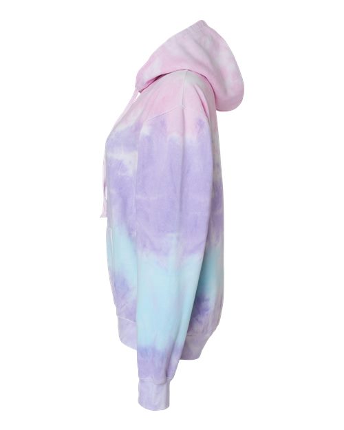 Colortone 8777 Tie-Dyed Hooded Sweatshirt #color_Cotton Candy