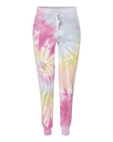 Colortone 8999 Tie-Dyed Joggers #color_Desert Rose