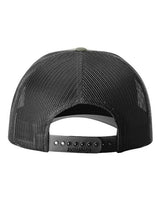 Richardson 115 Low Pro Trucker Cap #color_Loden Green/ Black
