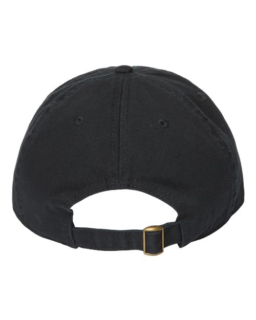 CAP AMERICA i1002 Relaxed Golf Dad Hat #color_Black