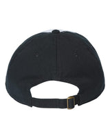 CAP AMERICA i1002 Relaxed Golf Dad Hat #color_White/ Black